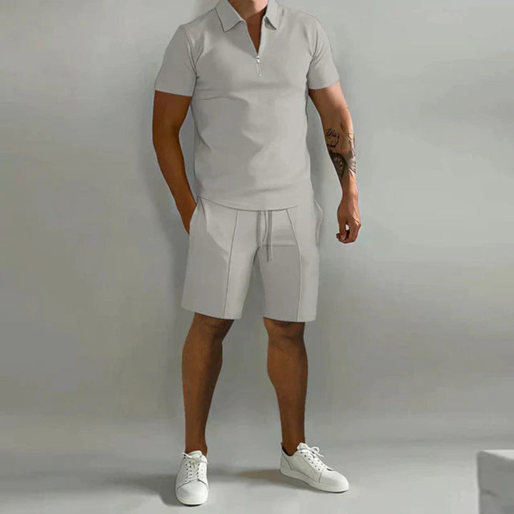 Luca Zip Polo & Short Set