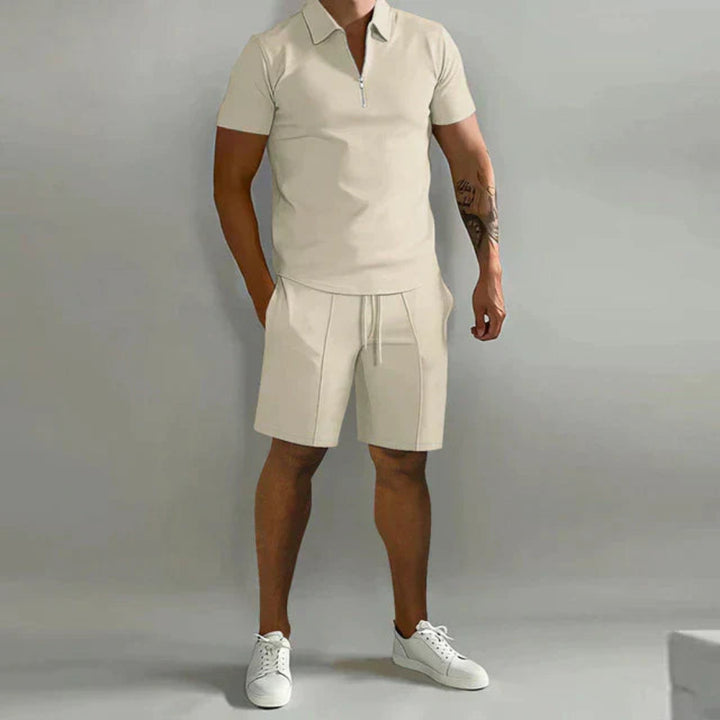 Luca Zip Polo & Short Set