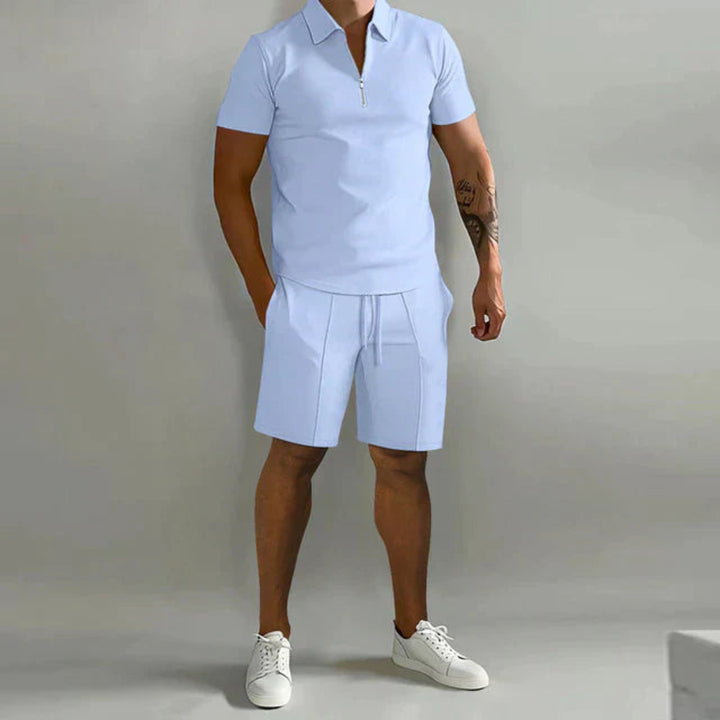 Luca Zip Polo & Short Set