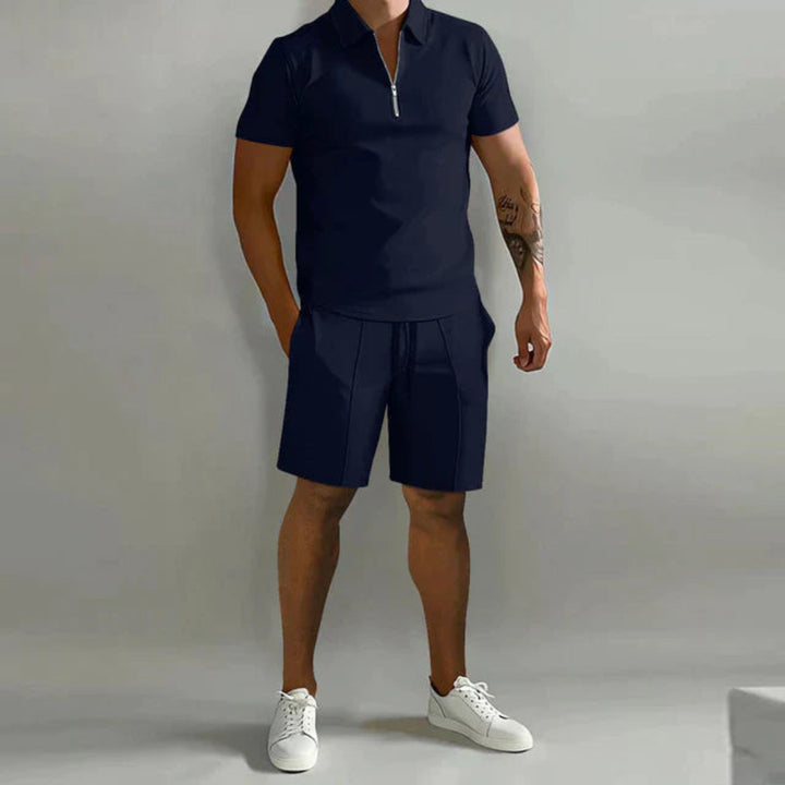 Luca Zip Polo & Short Set