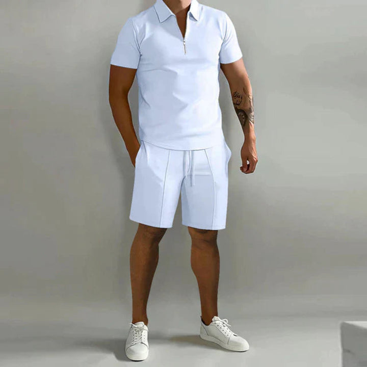 Luca Zip Polo & Short Set