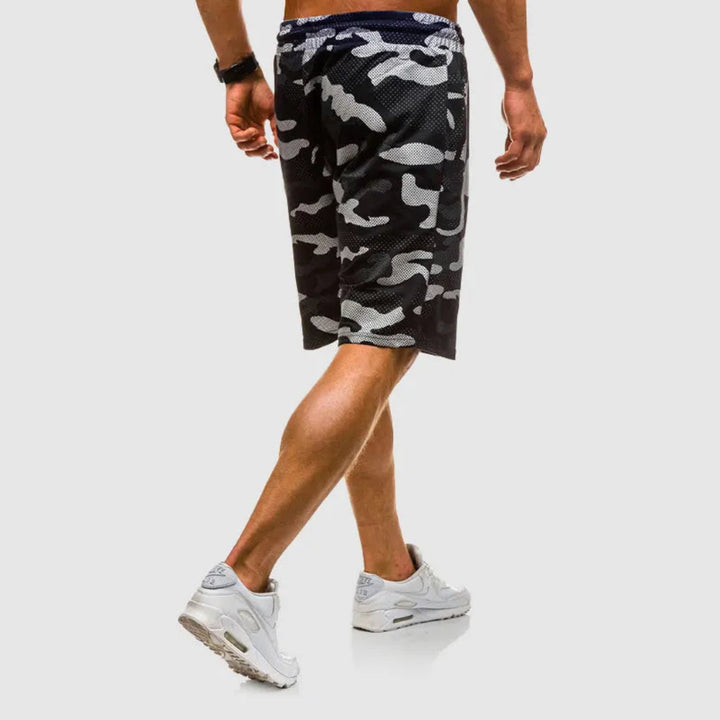 Lucas Camo Mesh Shorts
