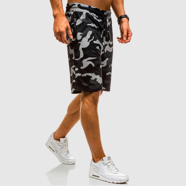 Lucas Camo Mesh Shorts