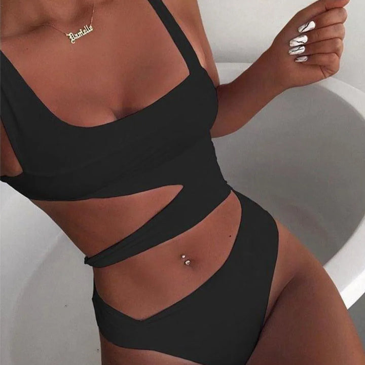 Luna Sexy Cut-Out One-Piece Swimsuit