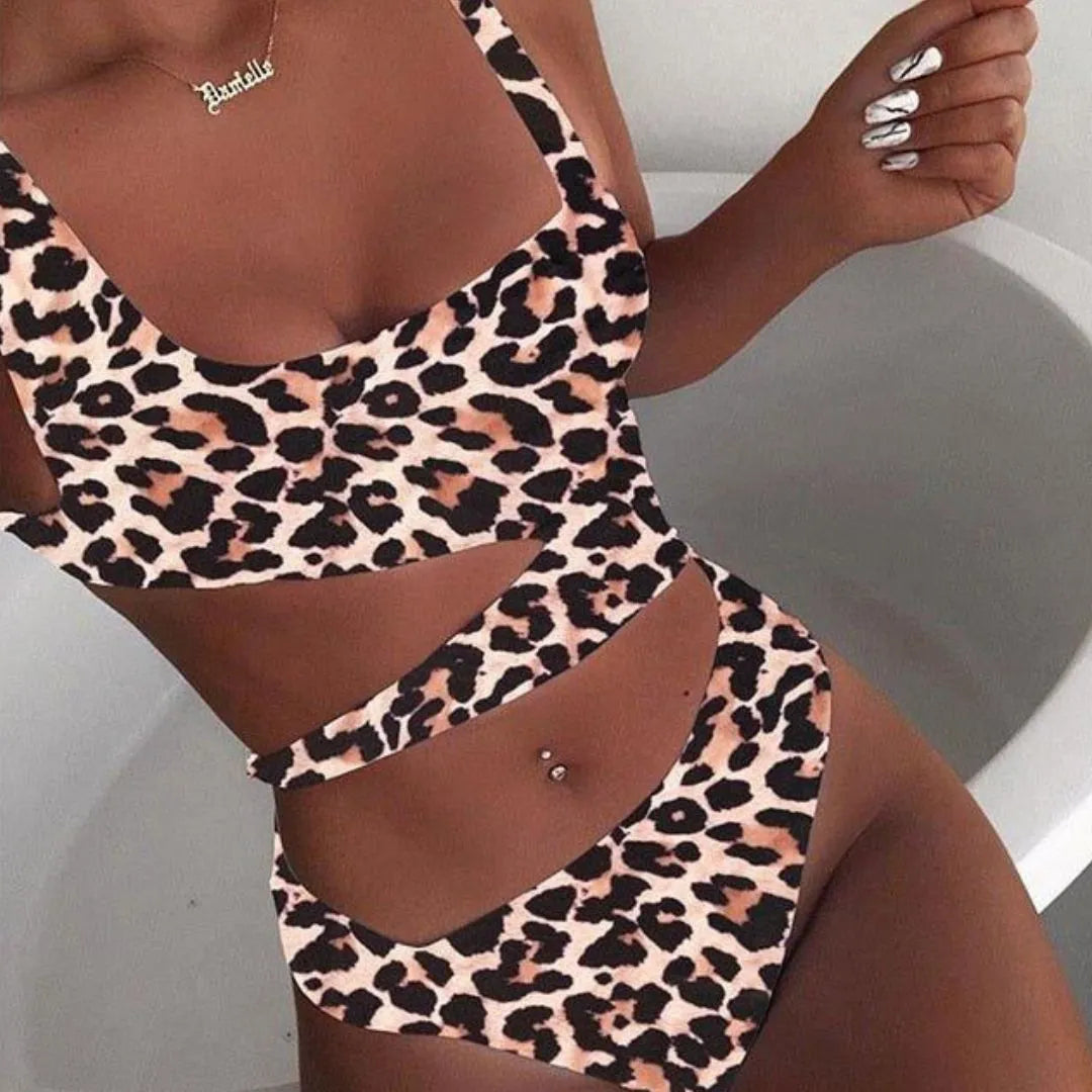 Luna Sexy Cut-Out One-Piece Swimsuit
