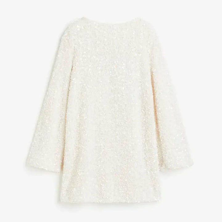 Luna Sequin Long Sleeve Mini Dress