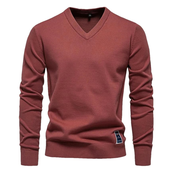 AT | Men’s Knitted V-Neck Sweater