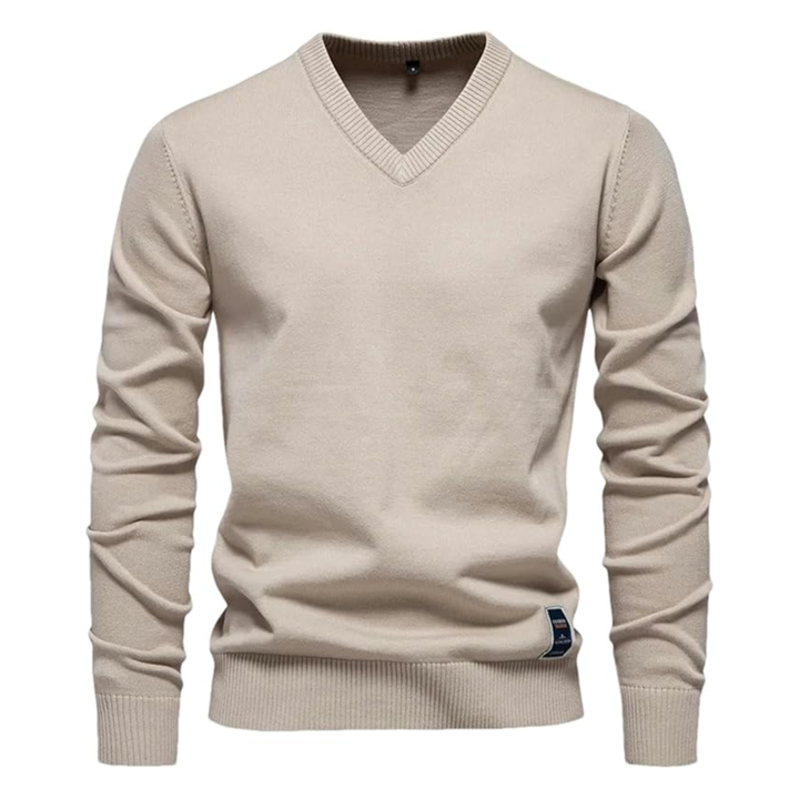 AT | Men’s Knitted V-Neck Sweater