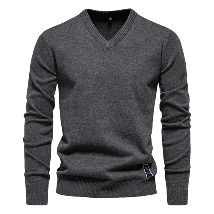 AT | Men’s Knitted V-Neck Sweater