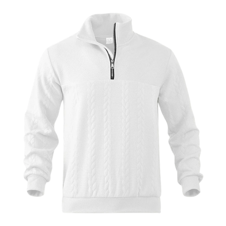 AT | Men’s Patterned Quarter Zip Pullover