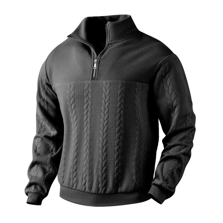 AT | Men’s Patterned Quarter Zip Pullover