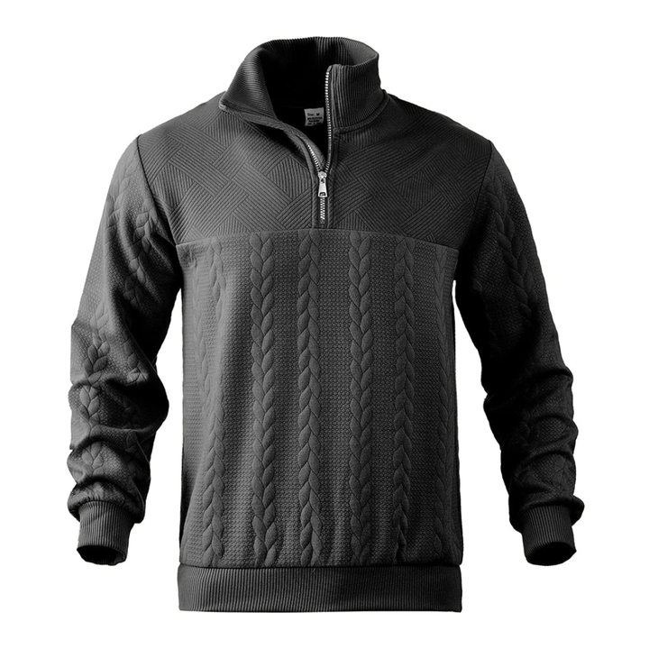 AT | Men’s Patterned Quarter Zip Pullover