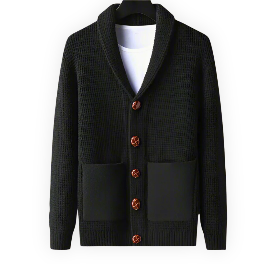 AT | Men’s Ribbed Vintage Knit Cardigan