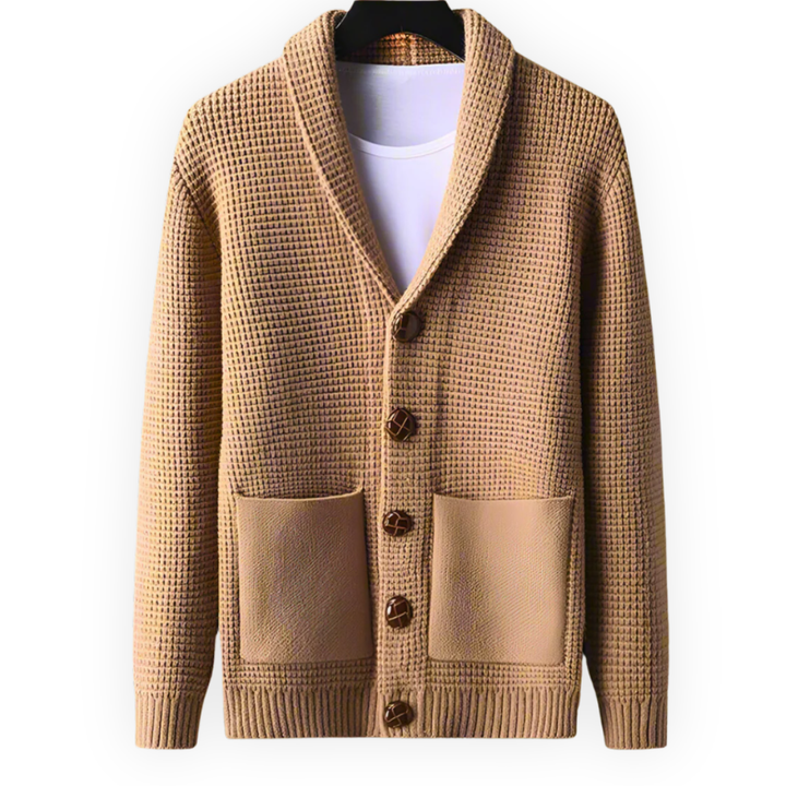 AT | Men’s Ribbed Vintage Knit Cardigan
