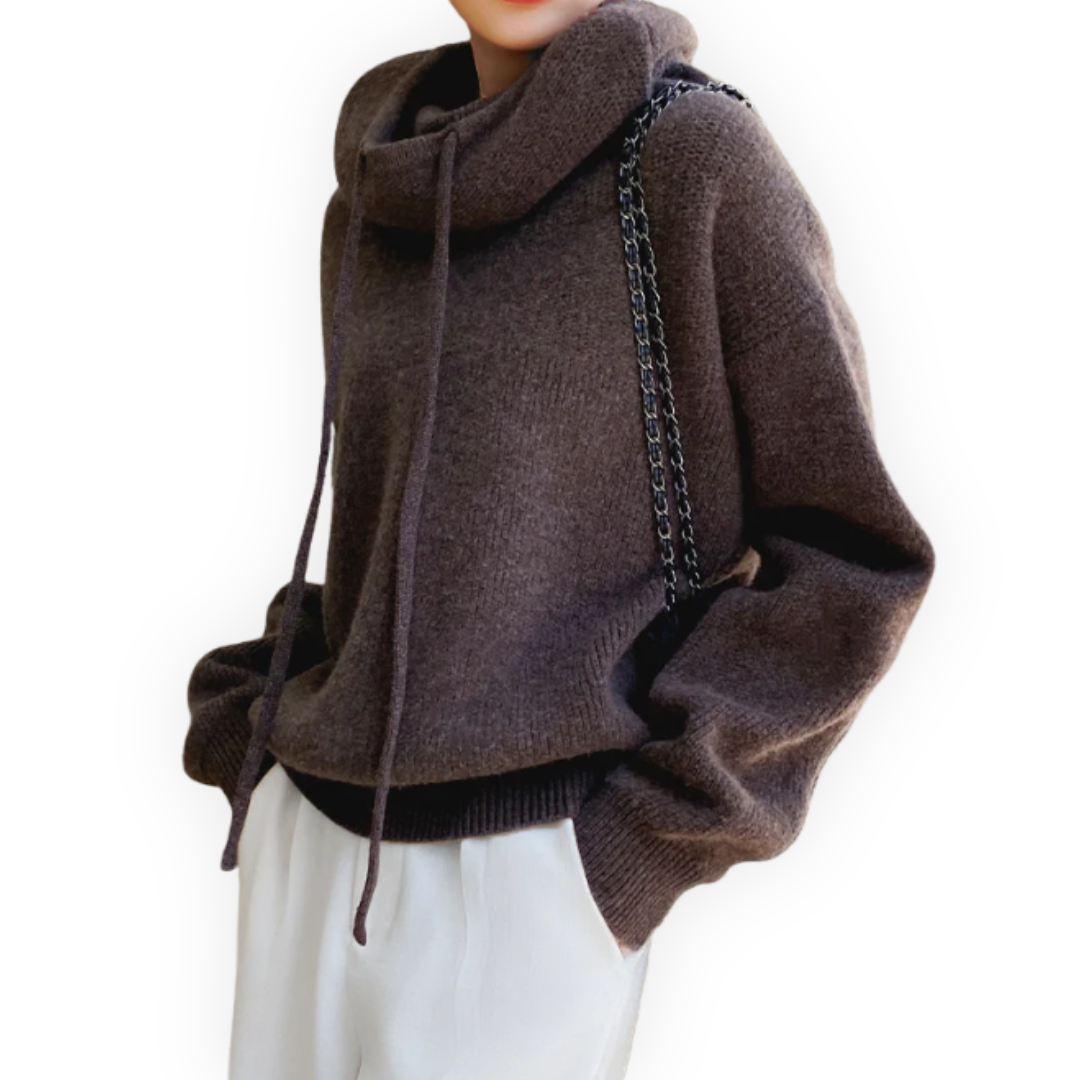 AT | Women Knit Urban Essential Hoodie