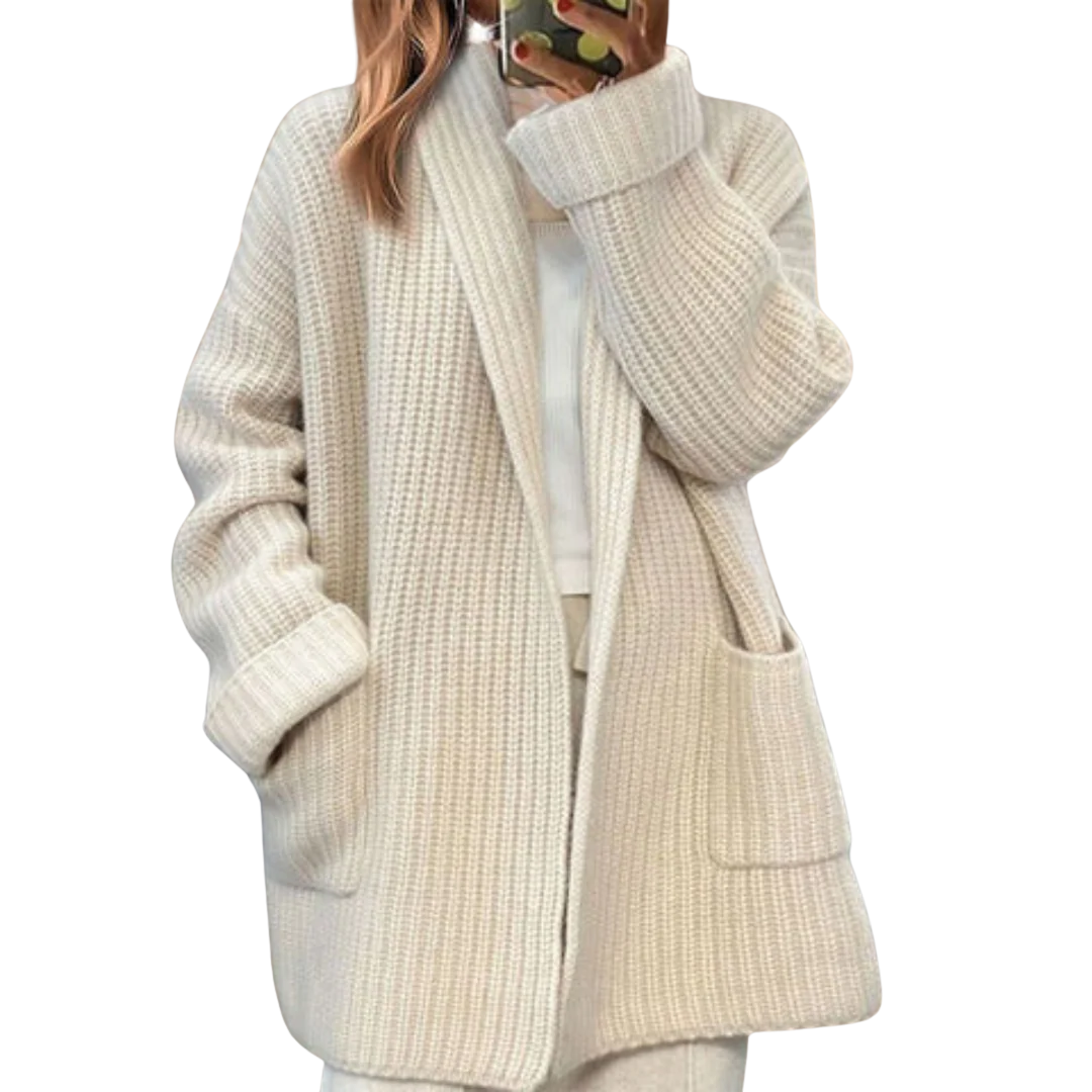 AT | Women Oversized Knit Cardigan Coat