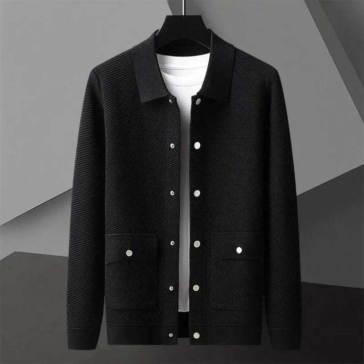 Mack Textured Knit Wool Jacket Artisio