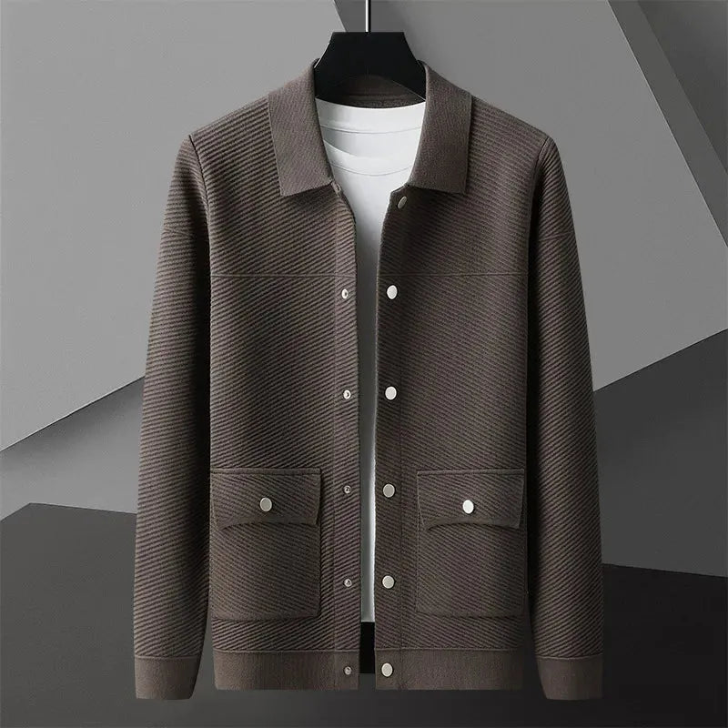 Mack Textured Knit Wool Jacket Artisio