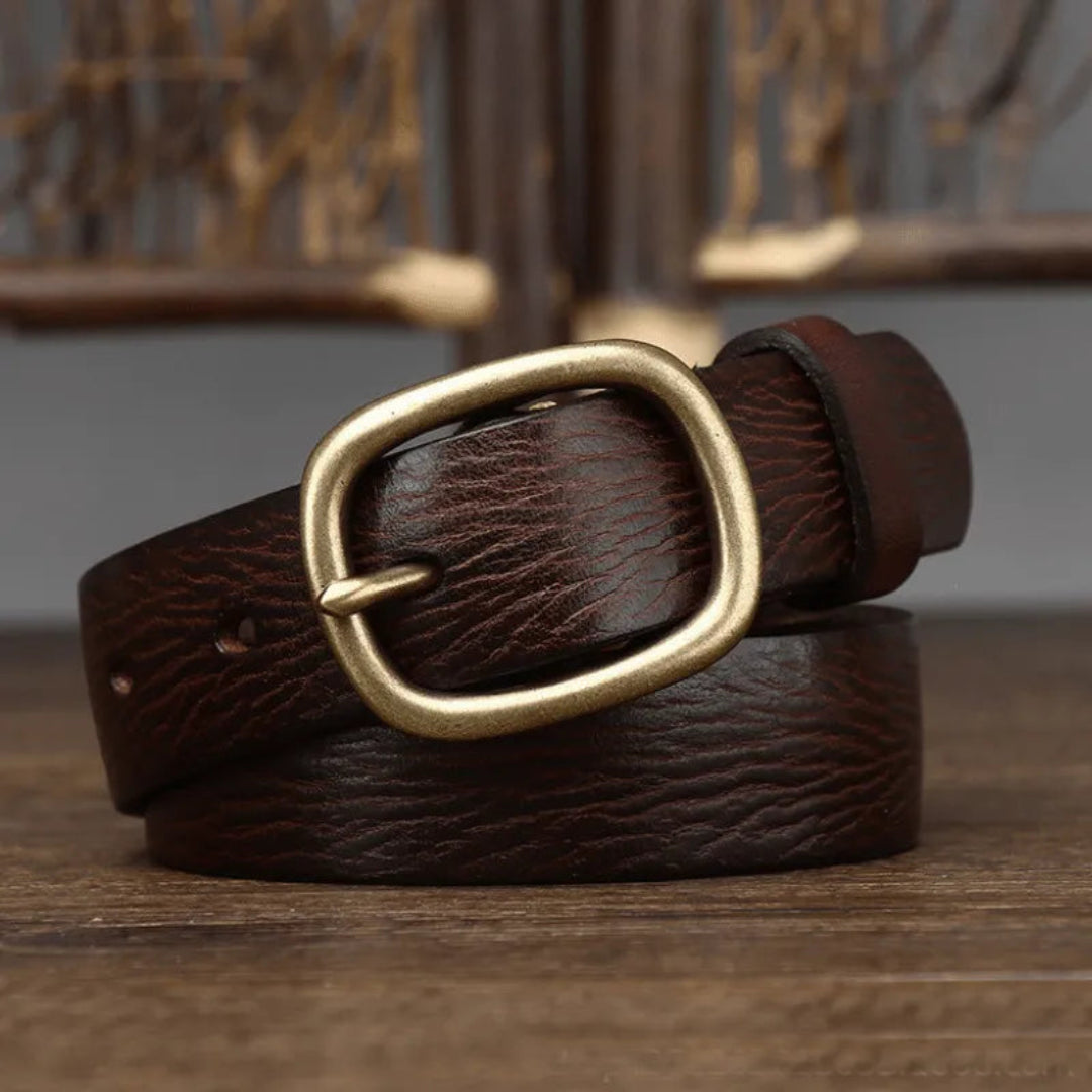 Maddie Slim Leather Belt
