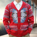 Magnus Jacquard Cardigan