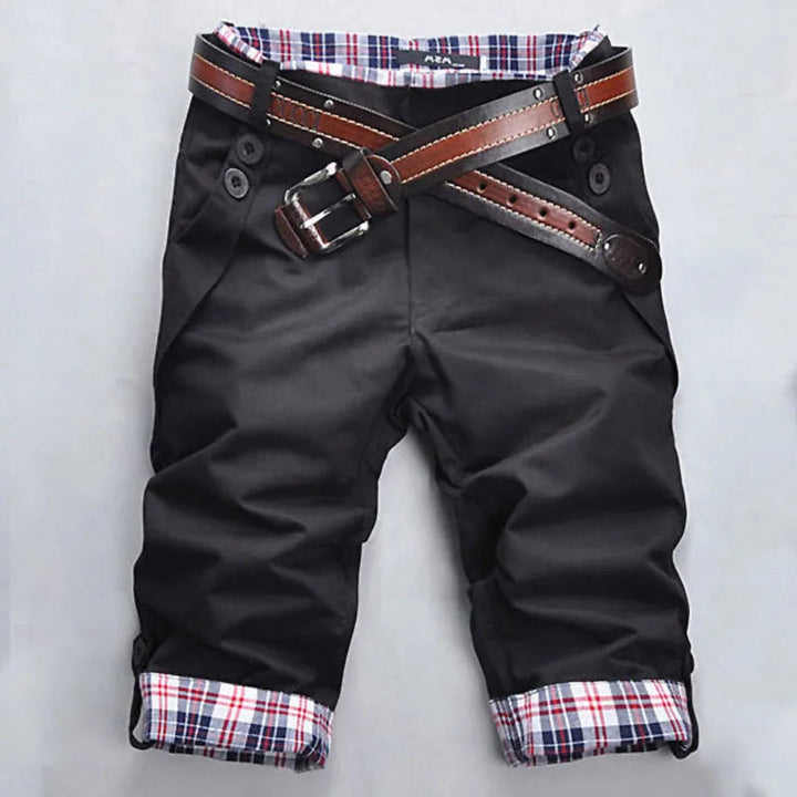 Marc Plaid Cotton Blend Shorts Artisio