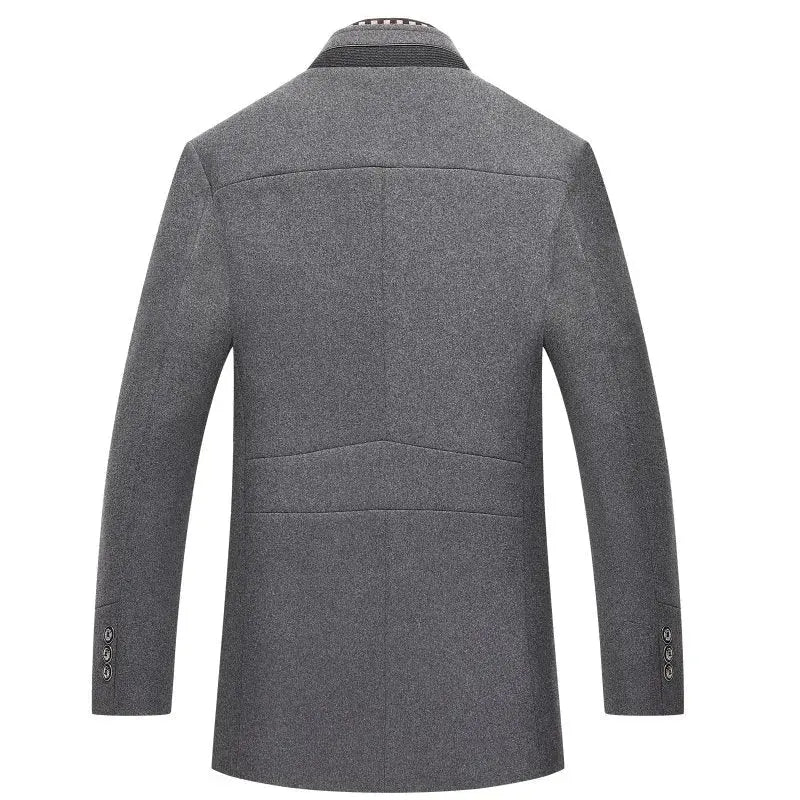 Marc Stand Collar Wool Coat Artisio