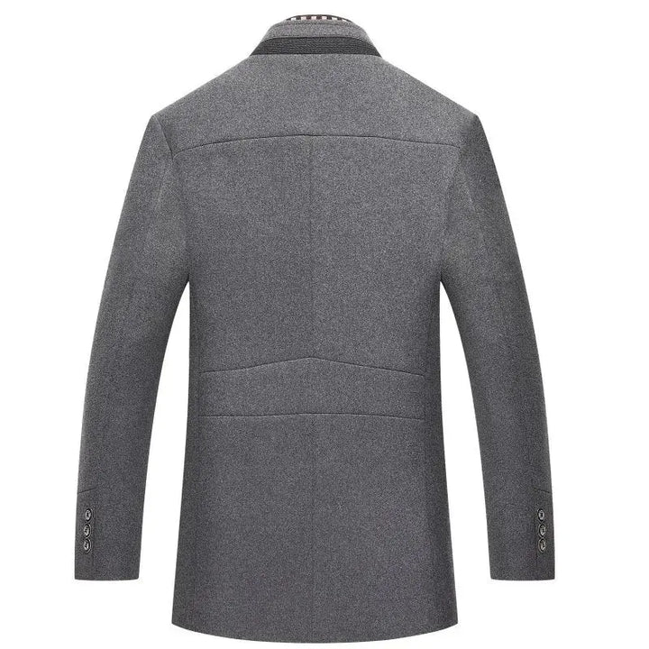 Marc Stand Collar Wool Coat Artisio
