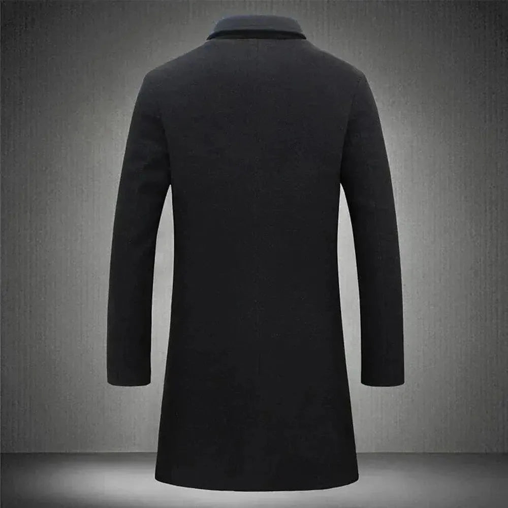Marc Tailored Longline Wool Overcoat Artisio