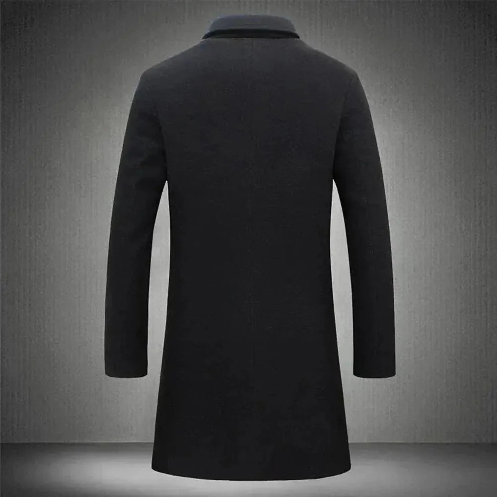 Marc Tailored Longline Wool Overcoat Artisio
