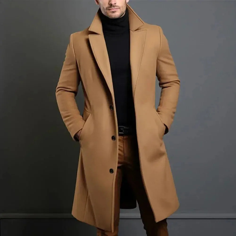 Marc Tailored Longline Wool Overcoat Artisio