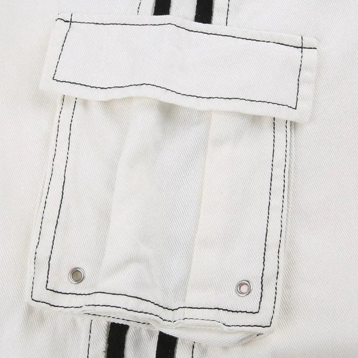 Maris Baggy Wide-Leg Drawstring Cargo Pants Artisio