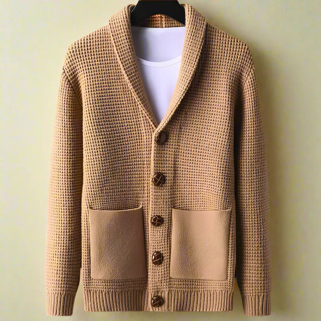 Matthew Classic Knit Shawl Cardigan Artisio