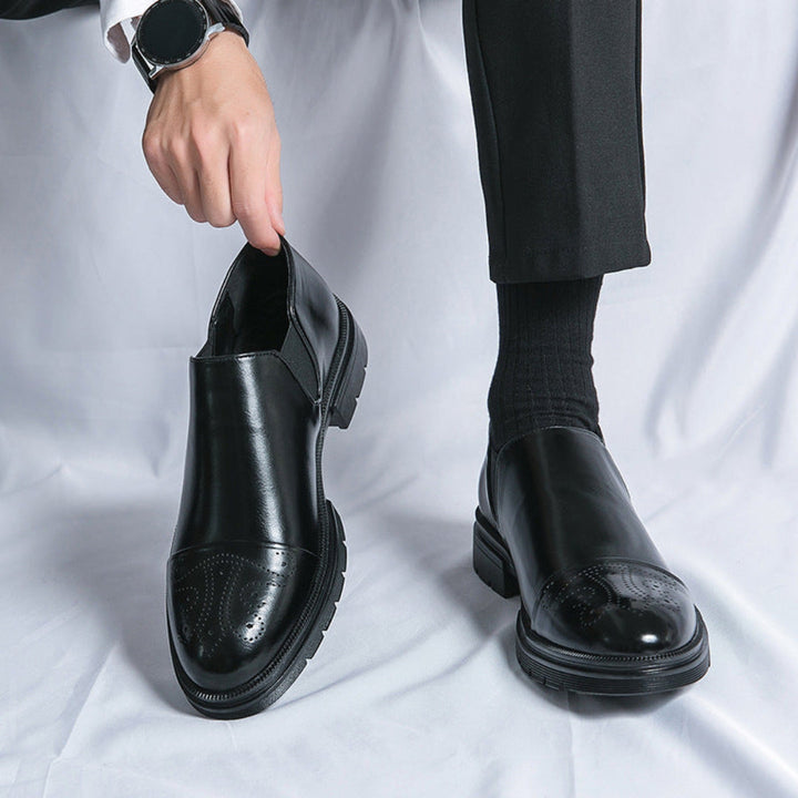 Maxwell Polished Leather Loafers Artisio