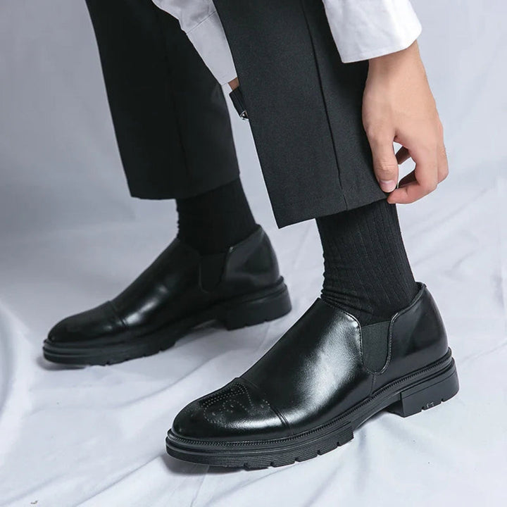 Maxwell Polished Leather Loafers Artisio