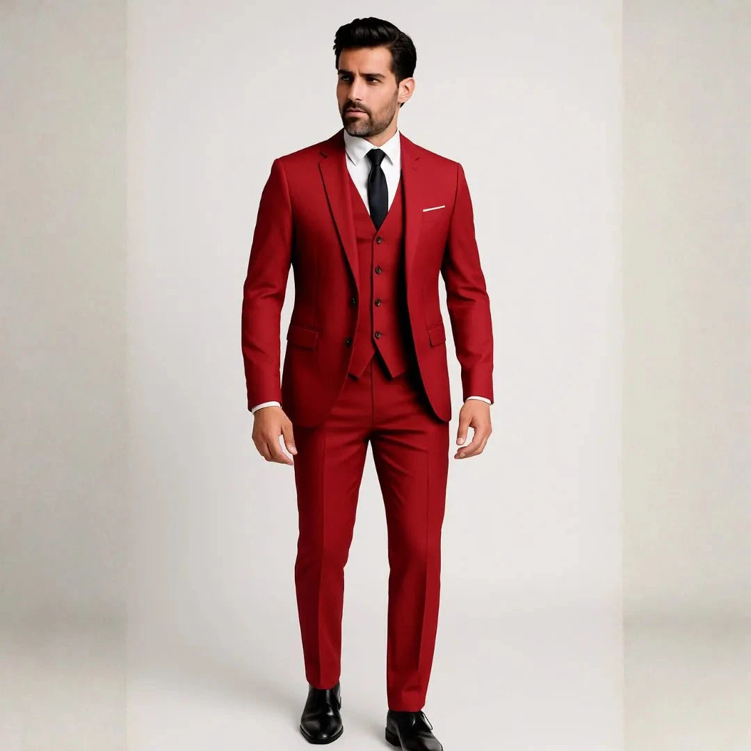 Men’s 3-Piece Slim Fit Suit Artisio