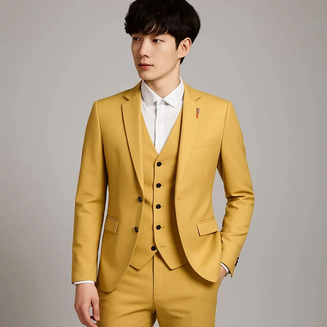 Men’s 3-Piece Slim Fit Suit Artisio