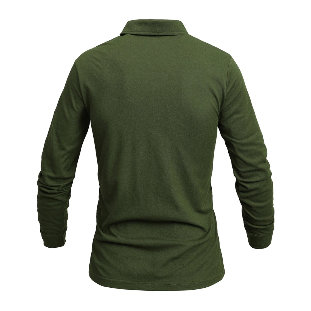 AT | Men’s Classic Fit Long Sleeve Polo Shirt