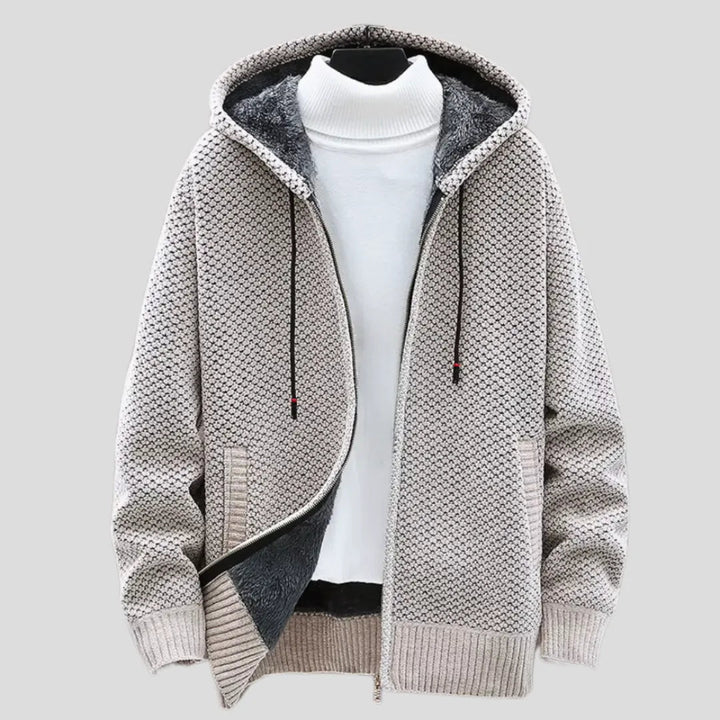 Men’s Knit Fleece Zip Hoodie Artisio