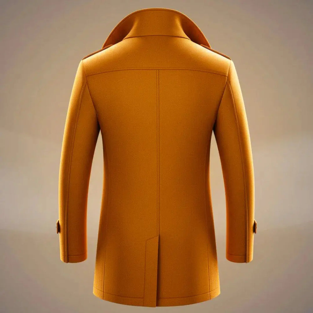 Men’s Long Wool Overcoat Artisio