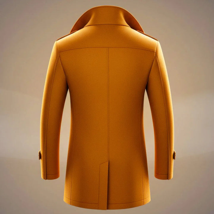 Men’s Long Wool Overcoat