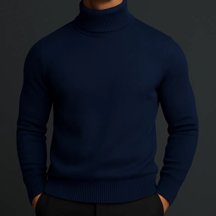Men’s Merino Wool Turtleneck Sweater