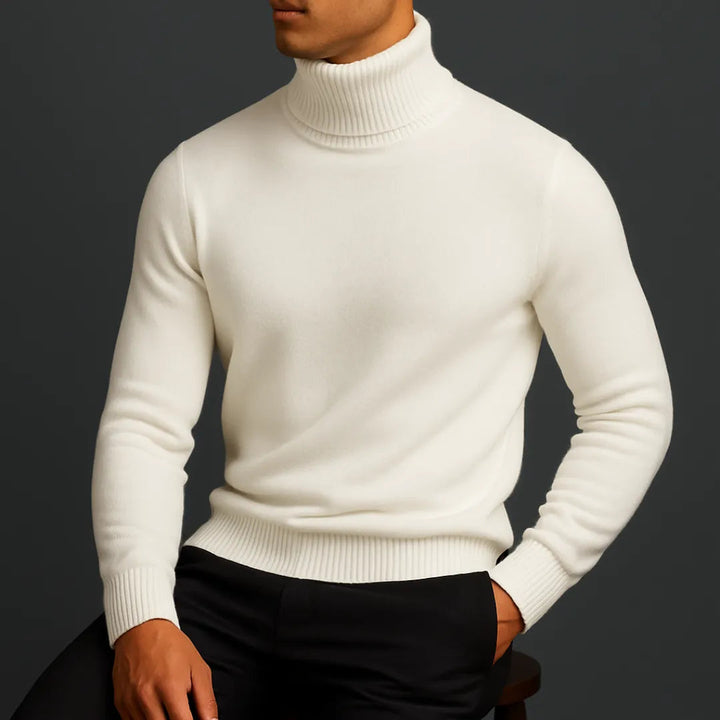 Men’s Merino Wool Turtleneck Sweater