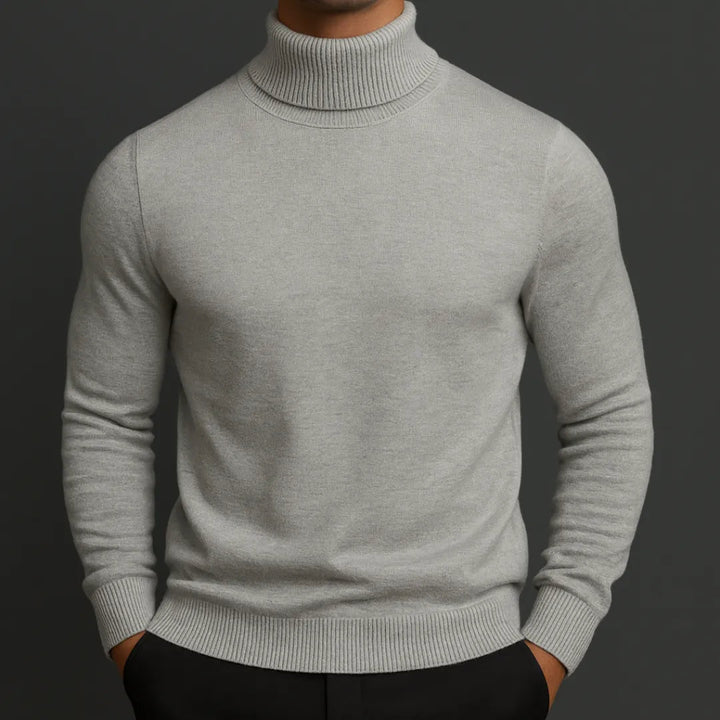 Men’s Merino Wool Turtleneck Sweater