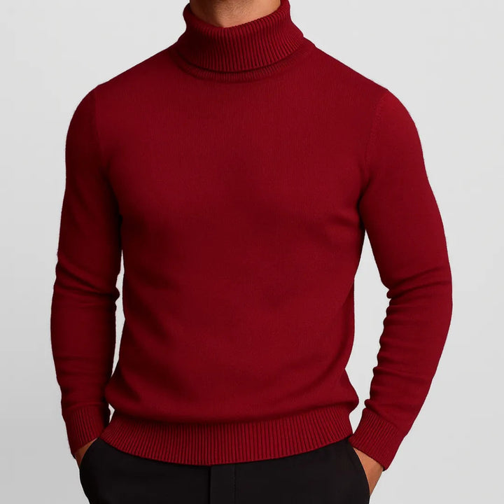 Men’s Merino Wool Turtleneck Sweater