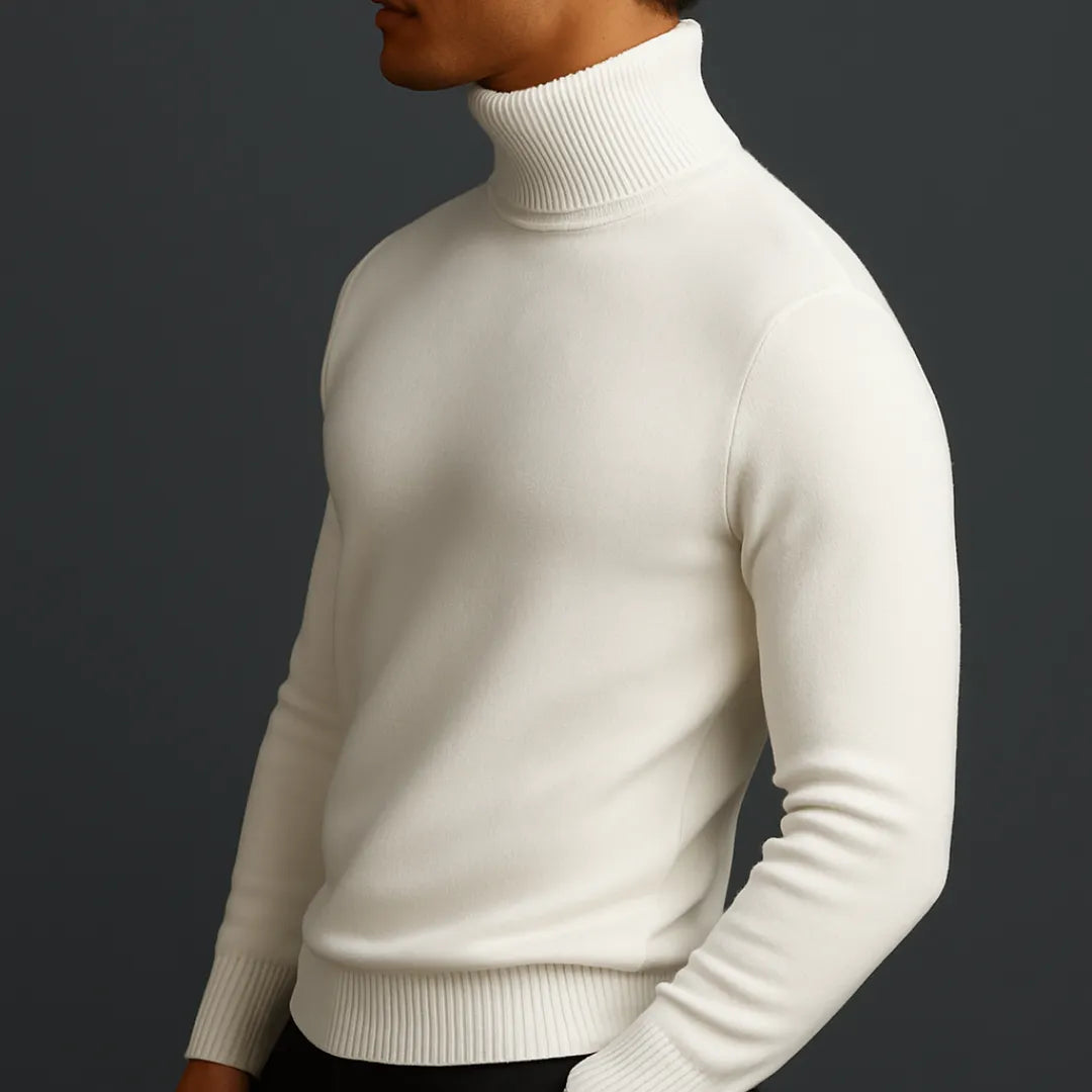 Men’s Merino Wool Turtleneck Sweater