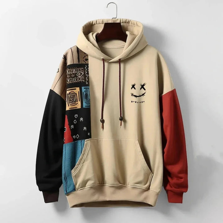 Men’s Multi-Panel Graphic Hoodie