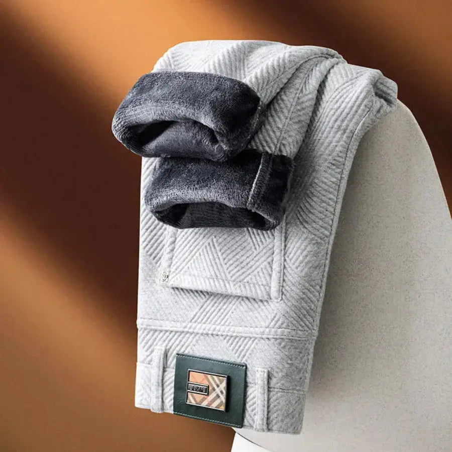 Men’s Textured Jacquard Stretch Pants Artisio