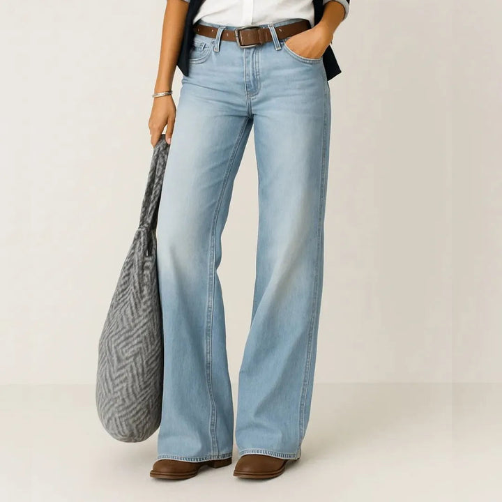 Mica High Waisted Wide Leg Jeans Artisio