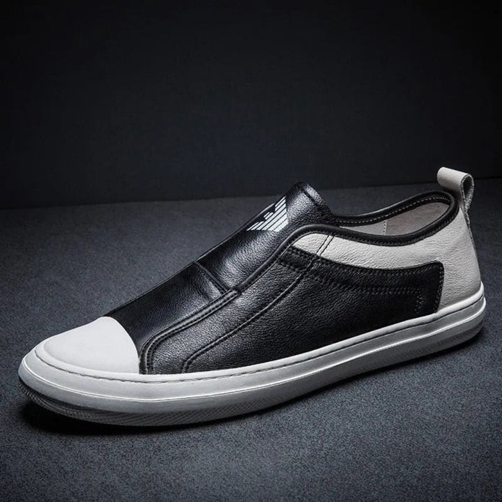 Mikee Slip-On Leather Sneakers Artisio