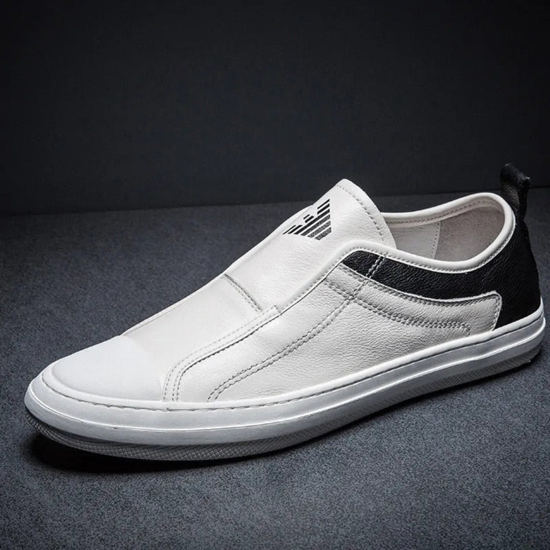 Mikee Slip-On Leather Sneakers Artisio